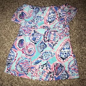 lilly pulitzer strapless top
